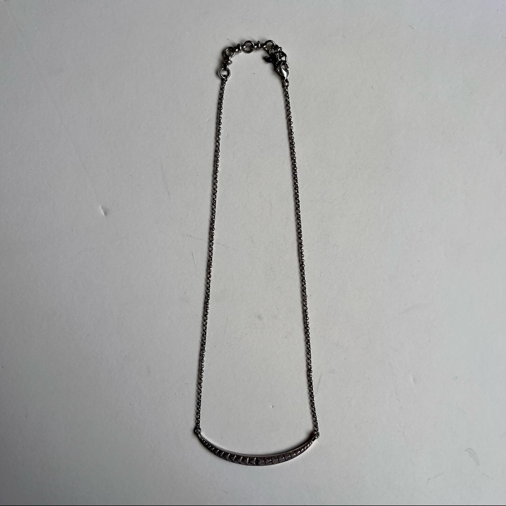 Lucky Brand Silver Tone Chocker Necklace